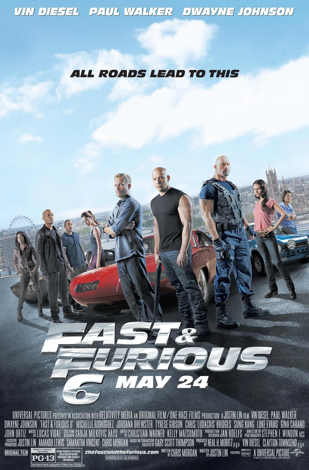 Форсаж 6 / Furious 6 (2013)